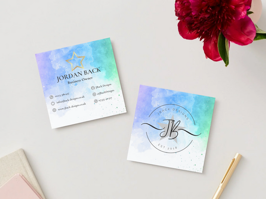Double Sided Square Business Cards