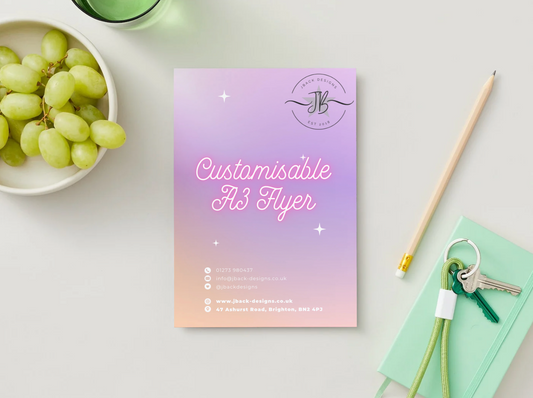 Premium Print A3 Flyer